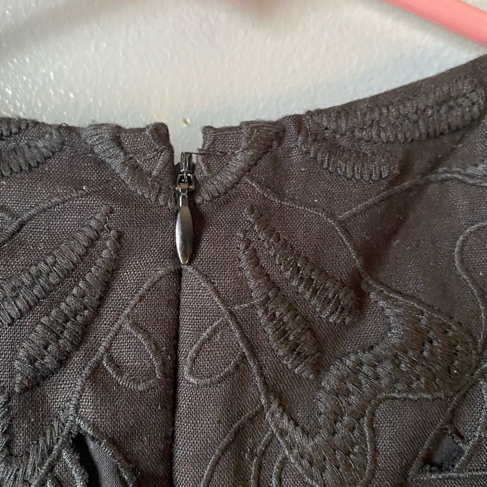 NWT THEORY “Jemion” Black Cocktail Dress Size 12 - Picture 6 of 9